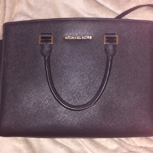 Michael Kors Black Leather Satchel - Picture 4 of 4